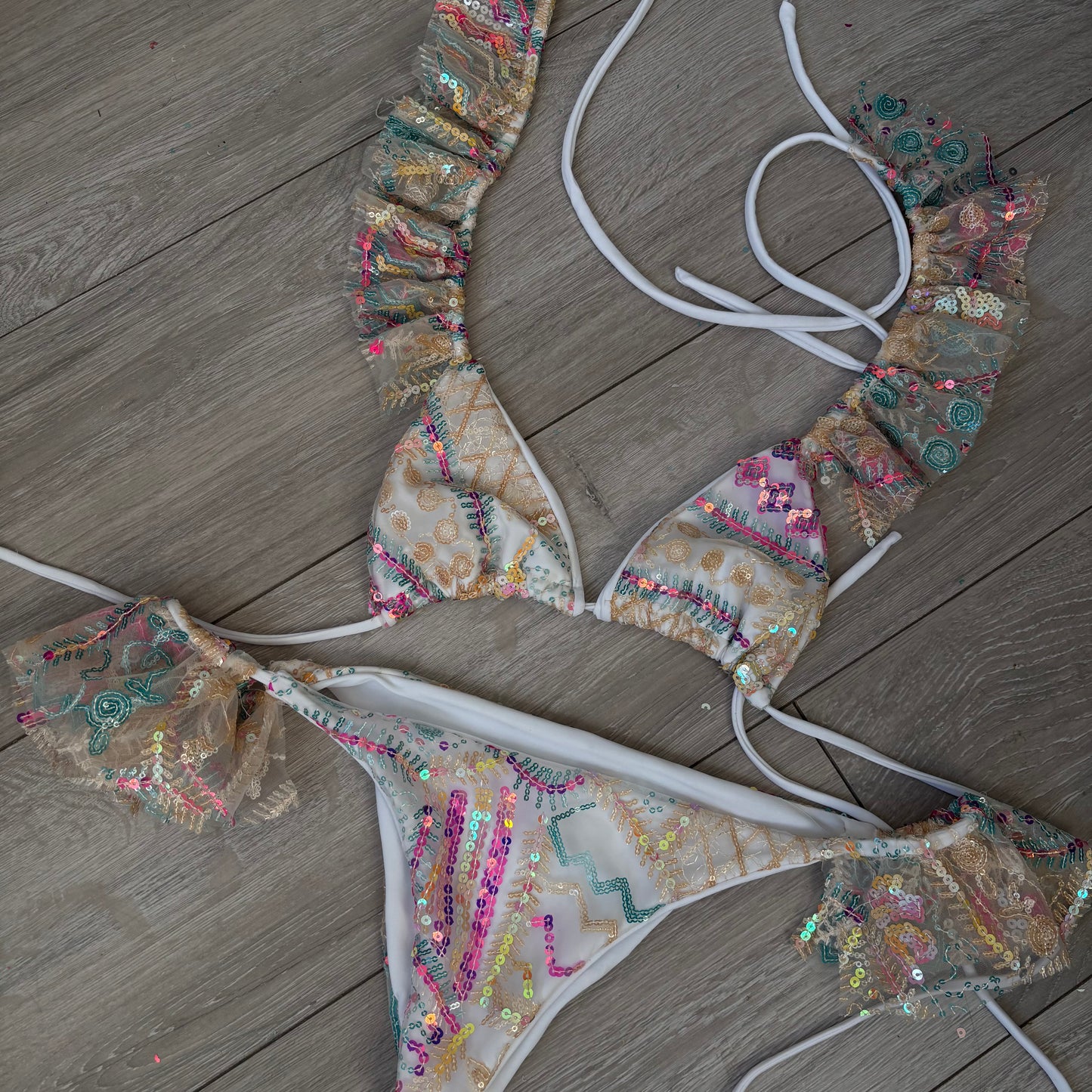 HANDMADE IBZ FRILL BIKINI
